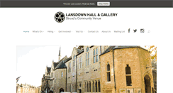 Desktop Screenshot of lansdownhall.org